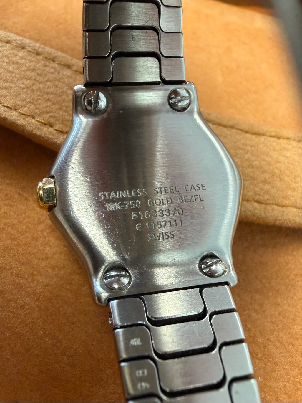 Vintage Ebel Sport Classic 18k Yellow Gold And Stainless Steel Watch — image 3 of 4